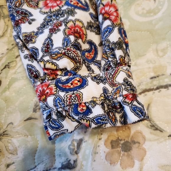 Floral Long-Sleeve Dress with Belt - Picture 12 of 12